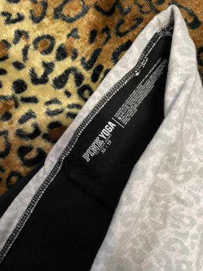 VS Pink cheetah foldover leggings