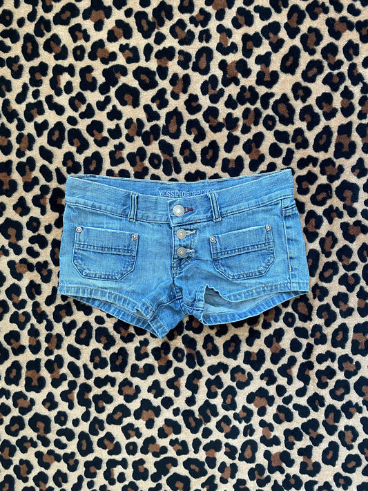 mossimo lowrise mini shorts