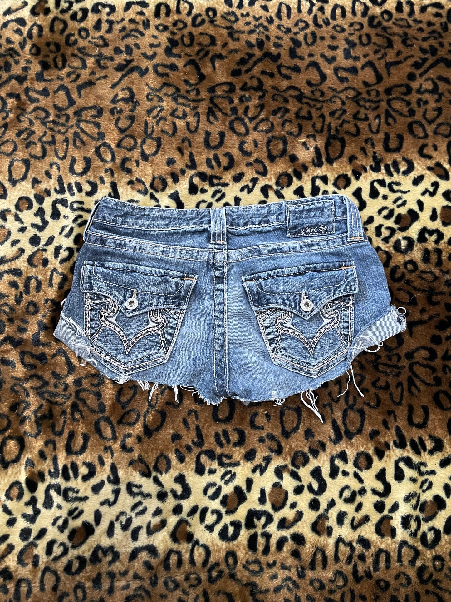 big star lowrise mini shorts