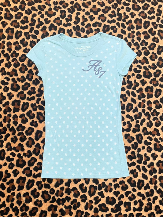 aeropostale flower polka dot baby tee