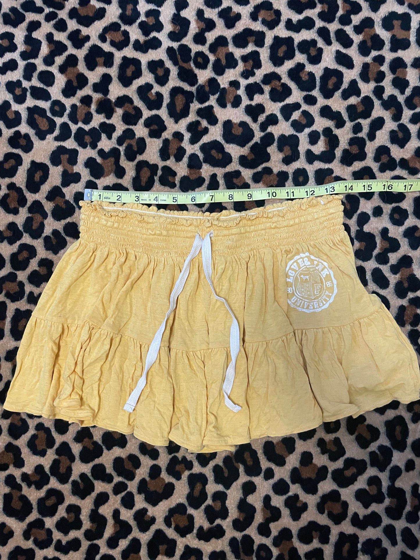 vs pink mini skirt