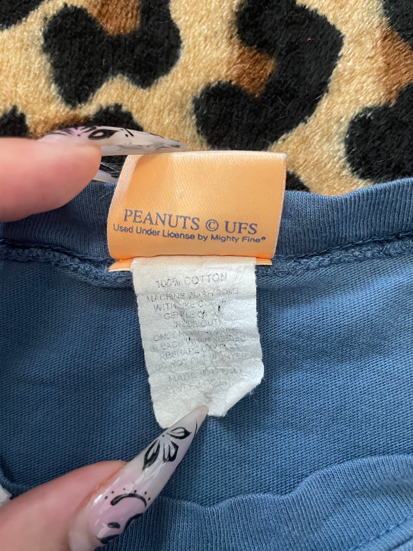 peanuts mighty fine tee