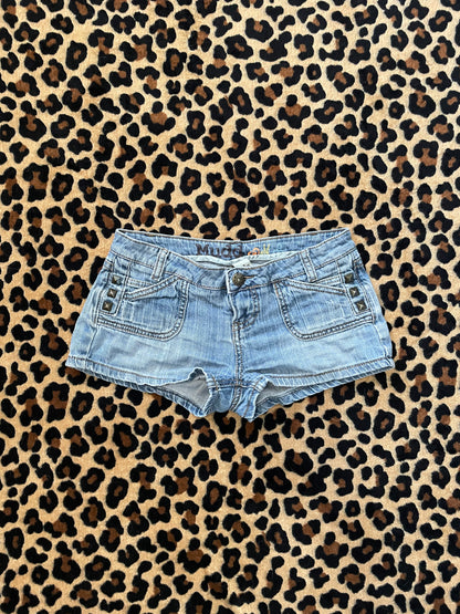 mudd studded lowrise mini shorts