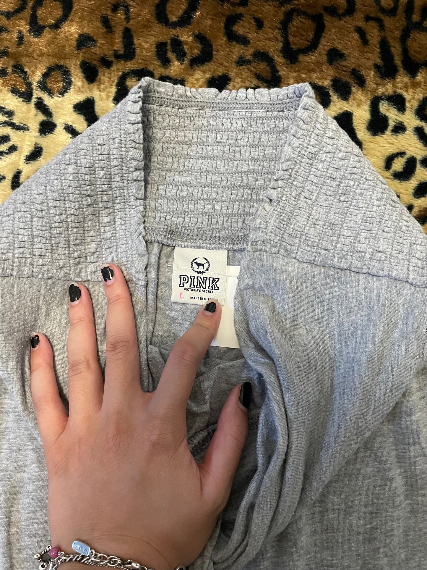 VS Pink babydoll striped mini dress